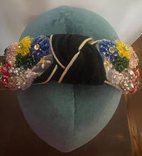 Beaded Flower Garden Headband