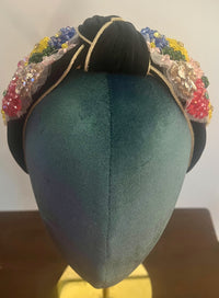 Beaded Flower Garden Headband